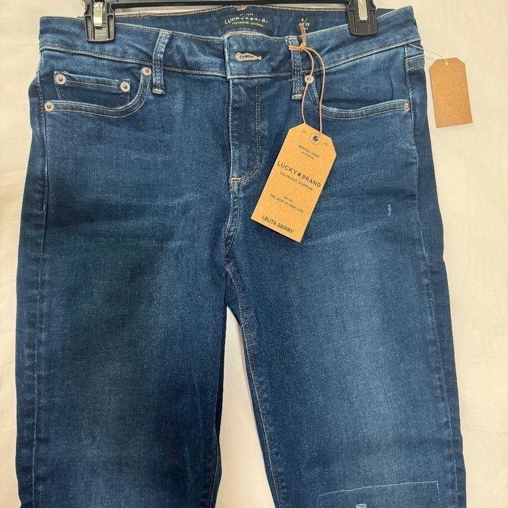 Lucky Brand JEANS. Size 8/29. straight ankle NWT - Picture 11 of 12